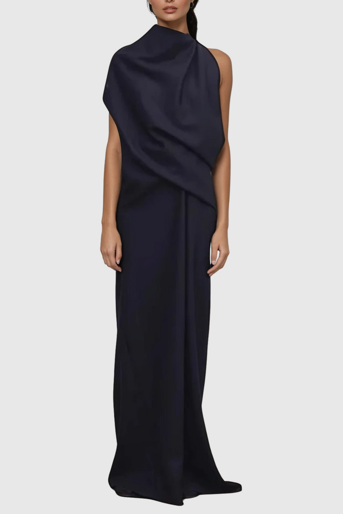 Shop  beautiful dress - Perfect for special occasions | Daan Asymmetric Ruch Maxi Dress