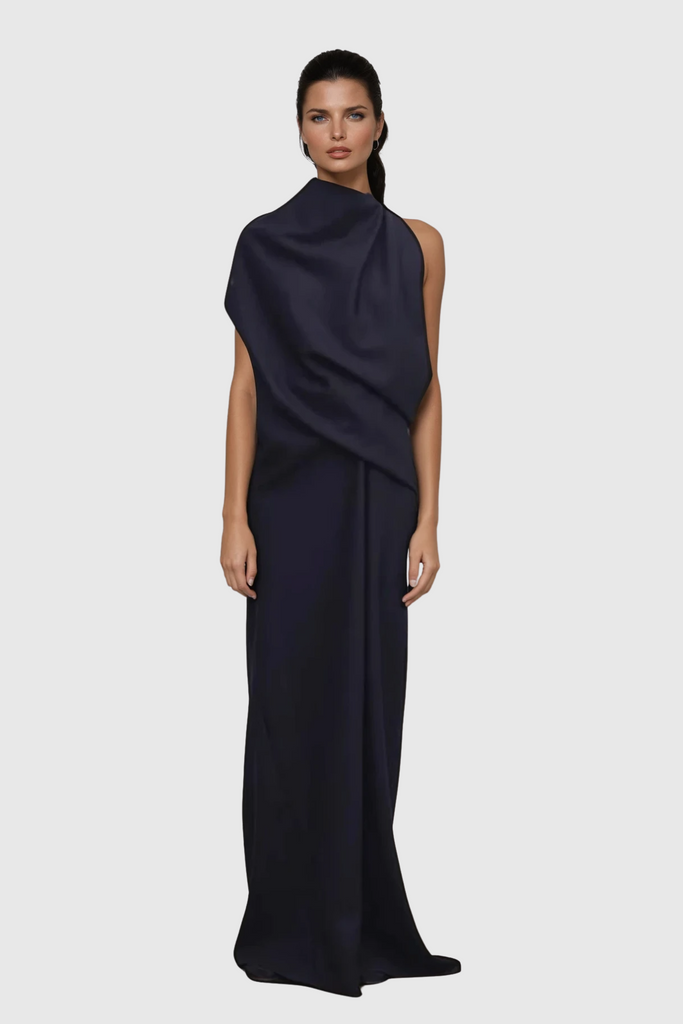 Shop  beautiful dress - Perfect for special occasions | Daan Asymmetric Ruch Maxi Dress