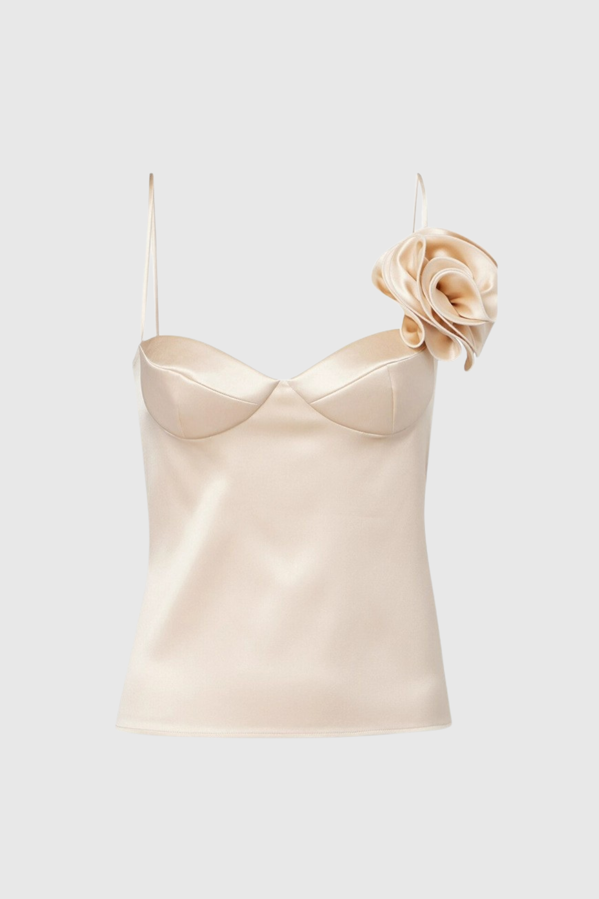 Dagfinn Flower Satin Top
