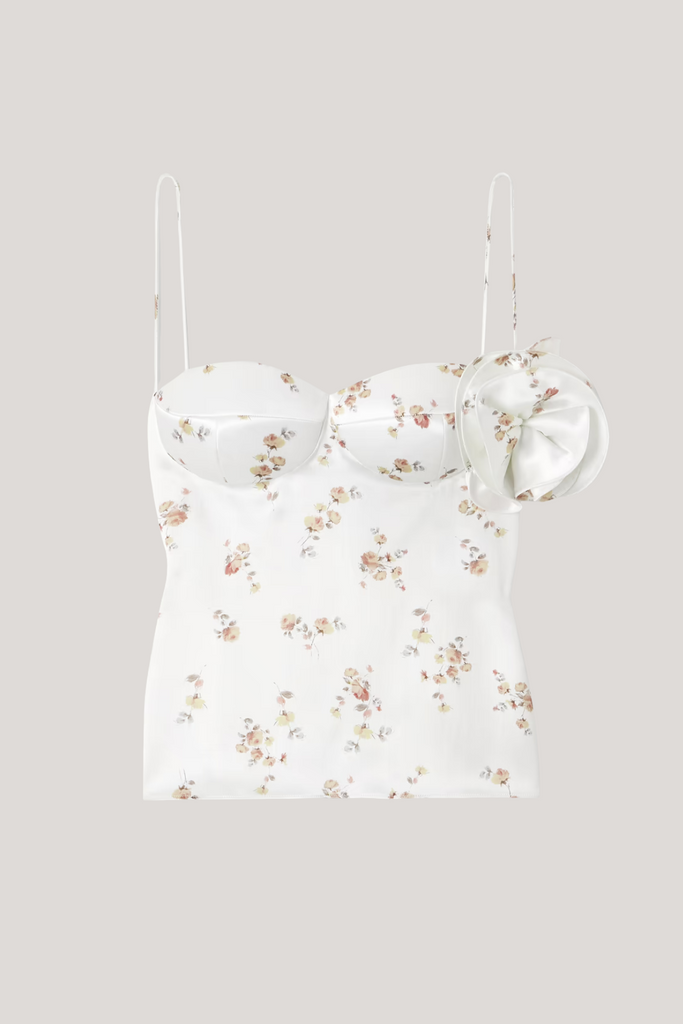 Stylish beautiful dress | Dagfinn Spaghetti Flower Top - Ideal for special occasions