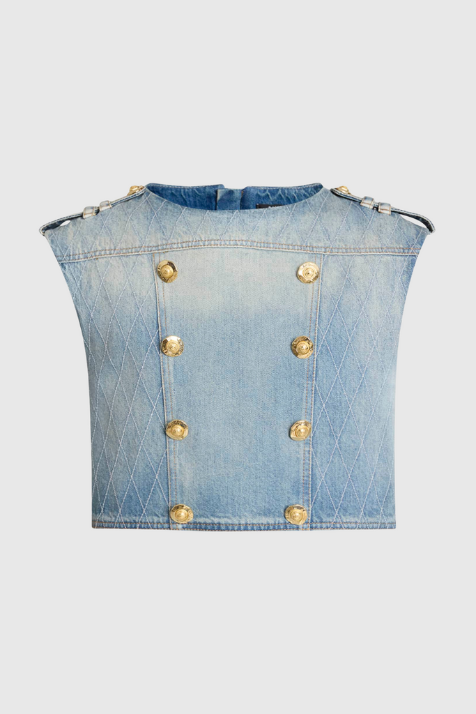Shop  beautiful dress - Perfect for special occasions | Dagobert Sleeveless Denim Top