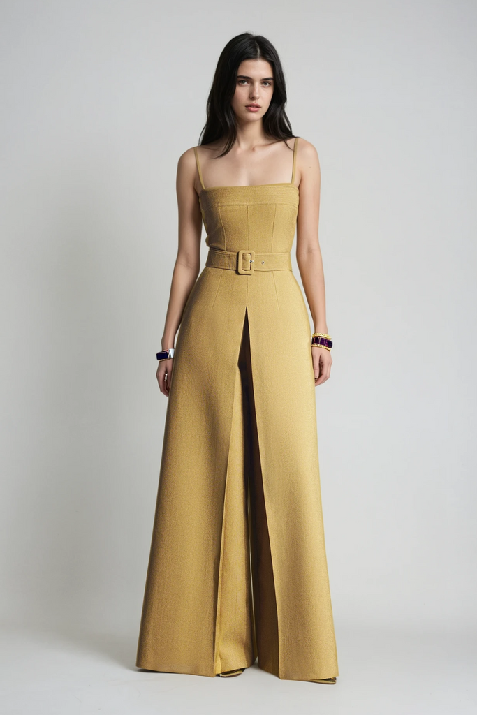 Dagoberto Spaghetti Jumpsuit - Stylish beautiful dress for special occasions | Buy Online
