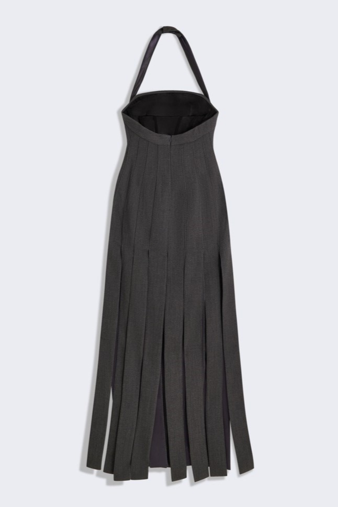 Shop  beautiful dress - Perfect for special occasions | kimberley Halter Unstitched Ribbons Maxi Dress