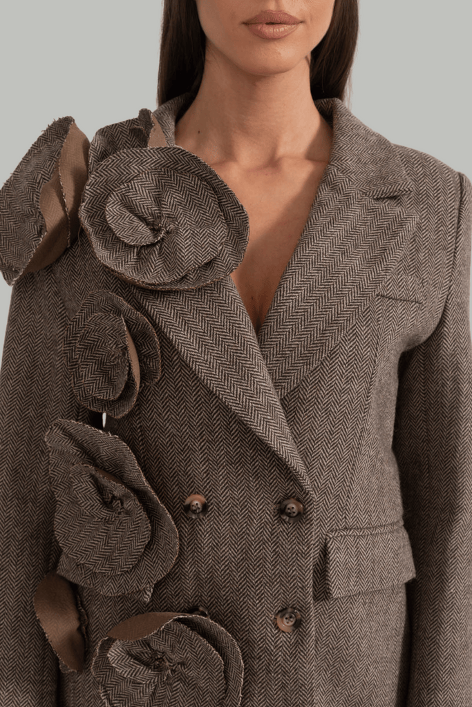 Daivya Floral Appliqué Blazer - Stylish beautiful dress for special occasions | Buy Online