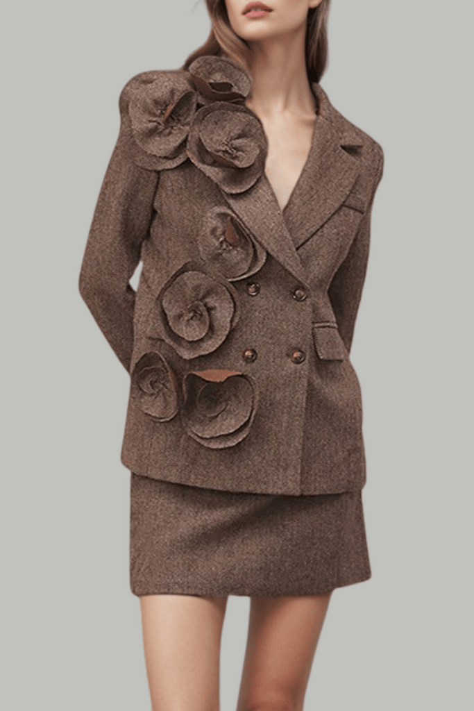 Daivya Floral Appliqué Blazer - Stylish beautiful dress for special occasions | Buy Online