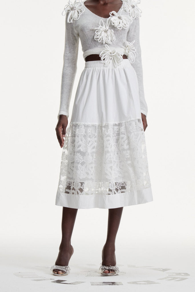 Dalila Cutout Lace Maxi Skirt - Stylish beautiful maxi for special occasions | Buy Online