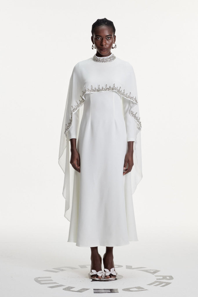 Stylish beautiful dress | Dallas Crystal Shawl Maxi Dress - Ideal for special occasions