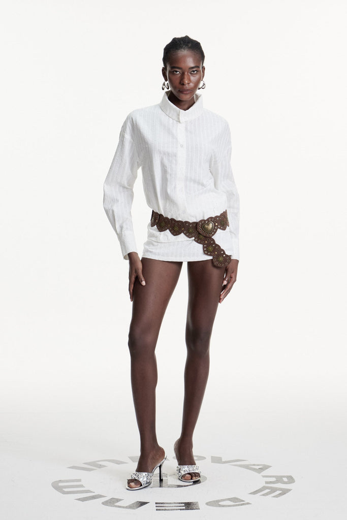 Dalton Stripe Rhinestone Skirt Set - Stylish beautiful dress for special occasions | Buy Online