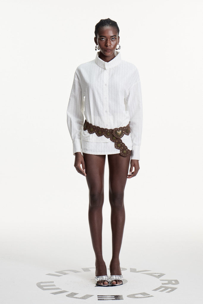 Stylish beautiful dress | Dalton Stripe Rhinestone Skirt Set - Ideal for special occasions