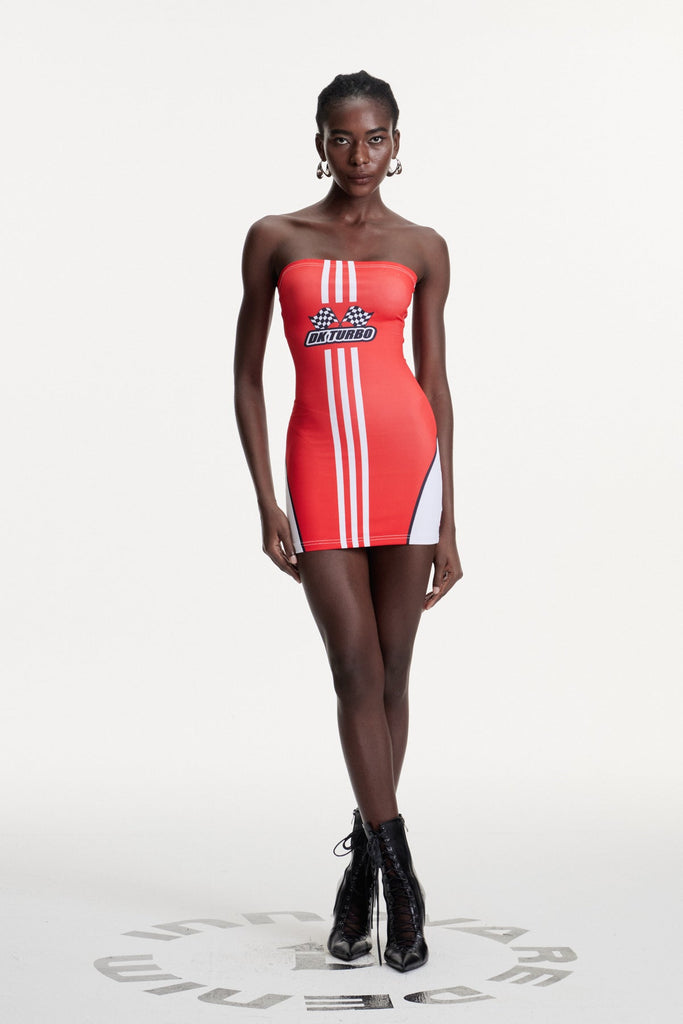 Damaris Strapless Bodycon Print Mini Dress - Stylish beautiful dress for special occasions | Buy Online