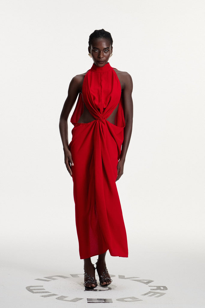 Damiano Ruch Cutout Maxi Dress - Stylish beautiful dress for special occasions | Buy Online