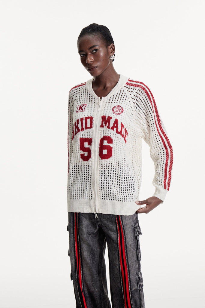 Damien Stripe Cutout  Knit Jacket - Stylish beautiful dress for special occasions | Buy Online