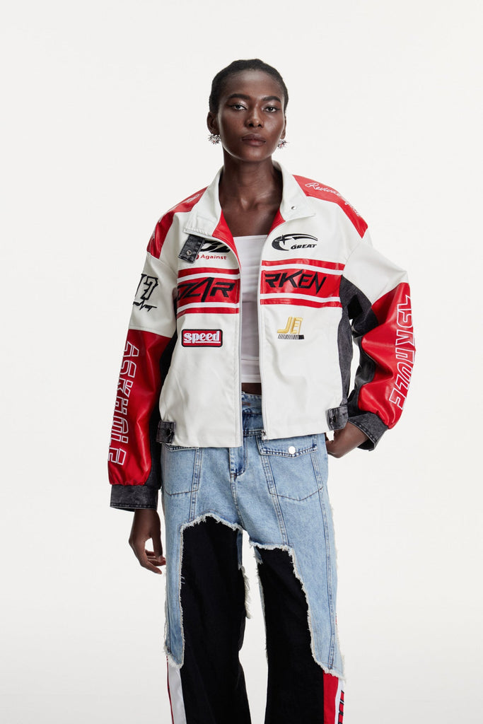 Stylish beautiful dress | Damijan Print Deconstruct Jacket - Ideal for special occasions