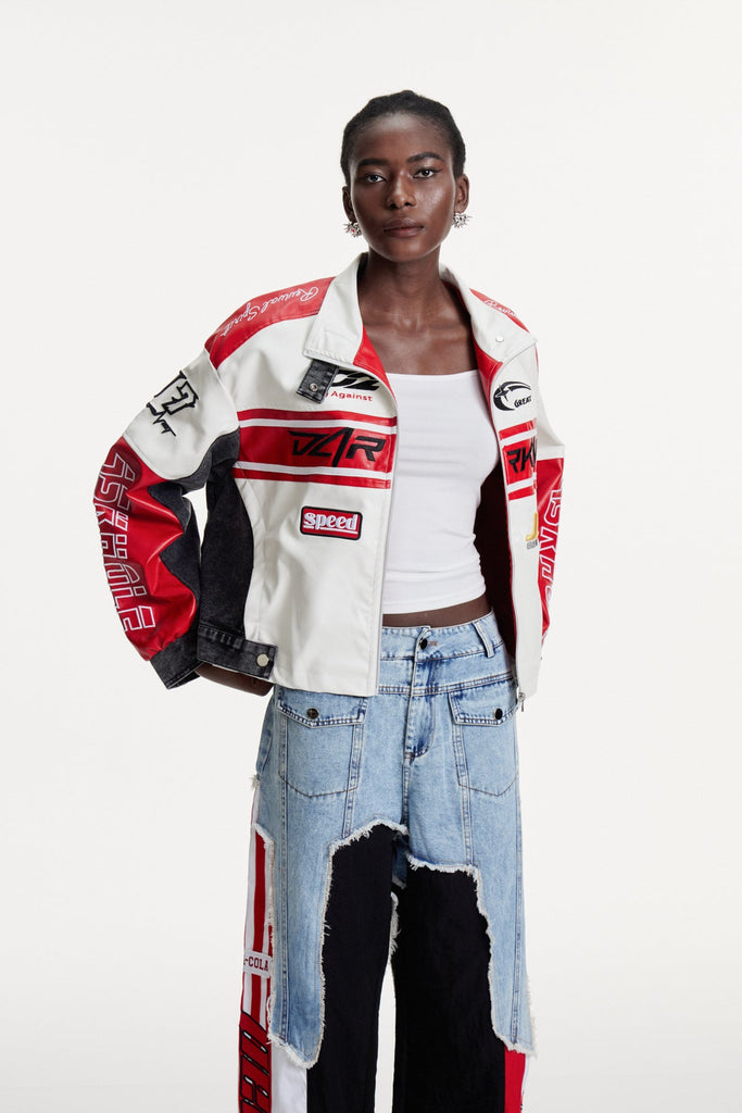 Damijan Print Deconstruct Jacket - Stylish beautiful dress for special occasions | Buy Online