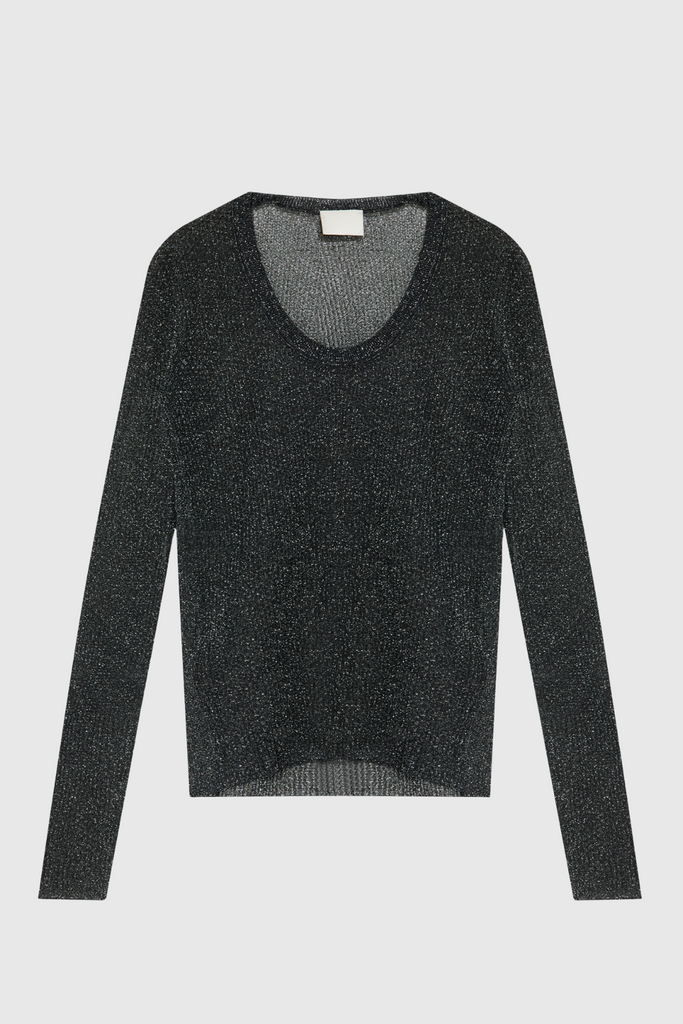 Dan Long Sleeve Glitter Top - Stylish beautiful dress for special occasions | Buy Online