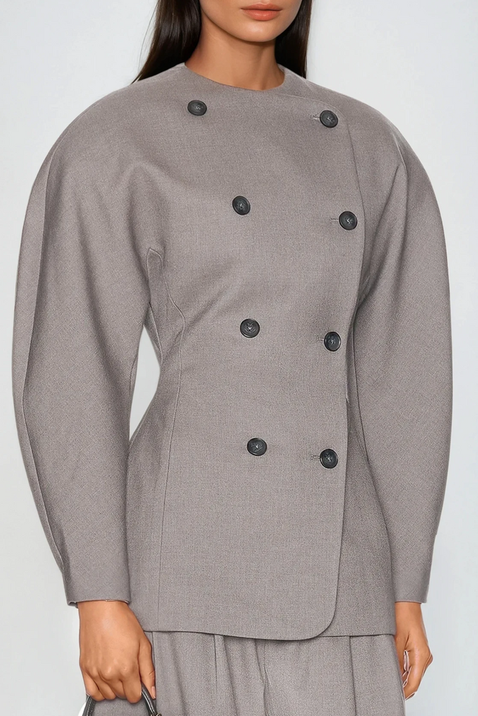 Stylish beautiful dress | Danila Double Breasted Pants Set - Ideal for special occasions