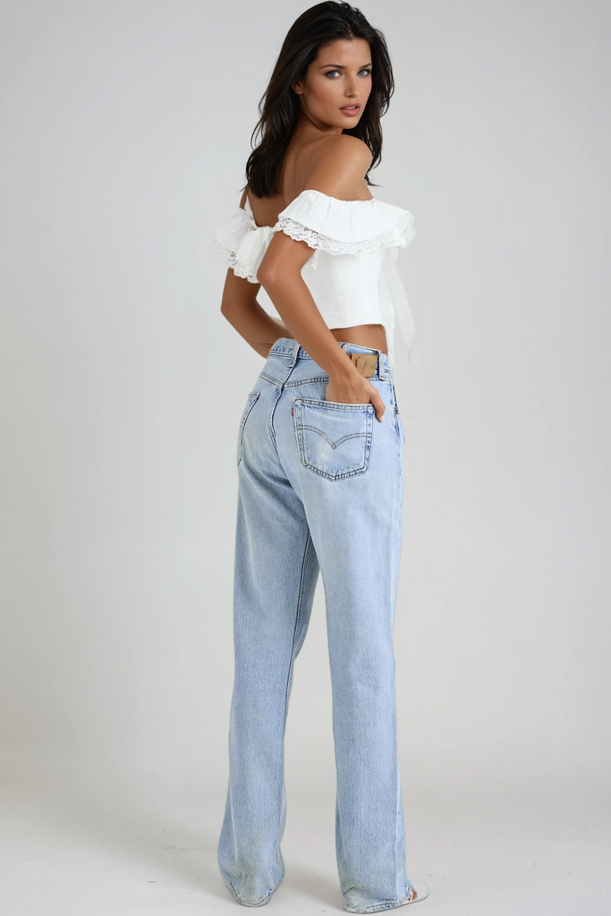 Danka Bow Ruffle Top - Stylish beautiful dress for special occasions | Buy Online