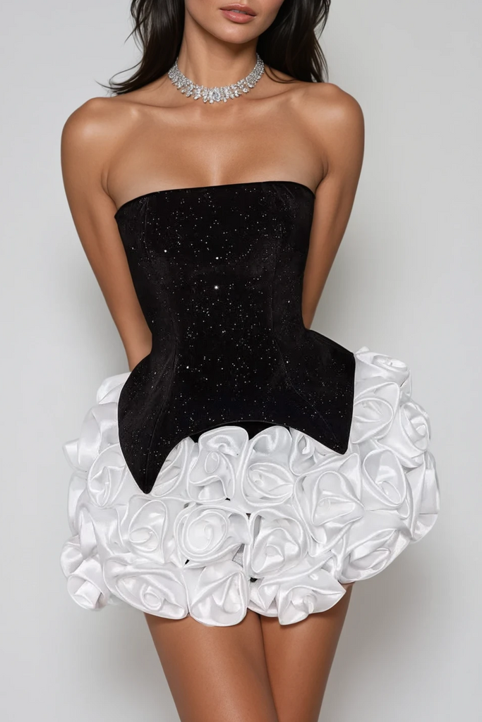 Shop  beautiful dress - Perfect for special occasions | Danni Strapless Rhinestone Top