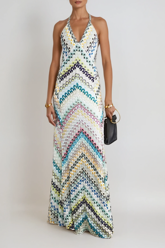 Shop  green dress - Perfect for special occasions | Daouda Spaghetti Backless Maxi Dress In Green