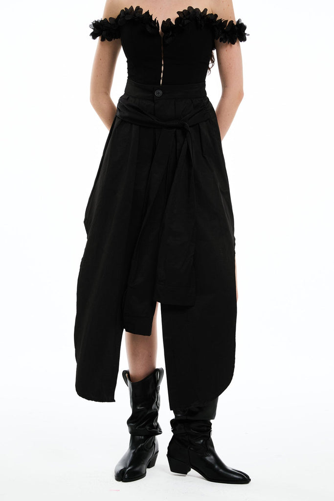 Stylish beautiful dress | Darcey Asymmetric Fringe Skirt - Ideal for special occasions