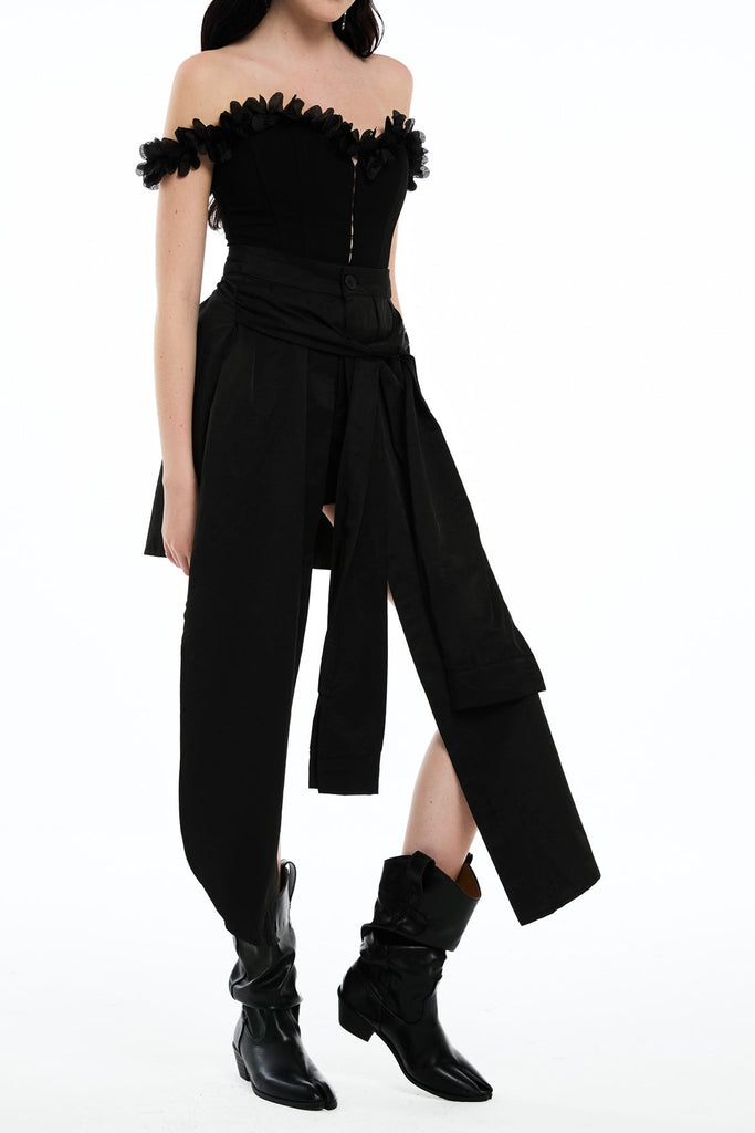 Stylish beautiful dress | Darcey Asymmetric Fringe Skirt - Ideal for special occasions