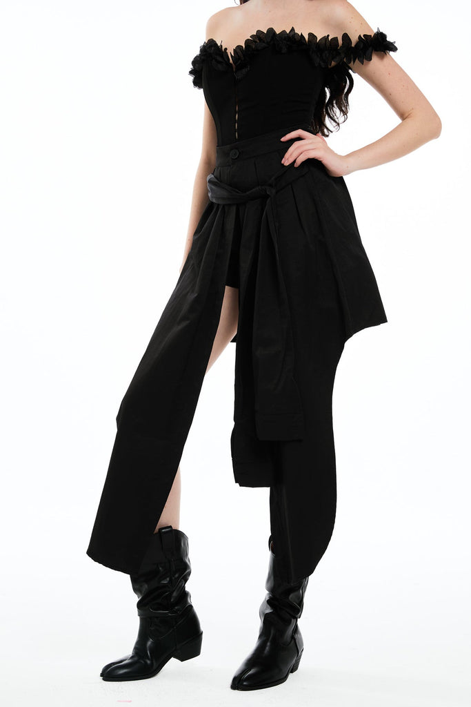 Stylish beautiful dress | Darcey Asymmetric Fringe Skirt - Ideal for special occasions