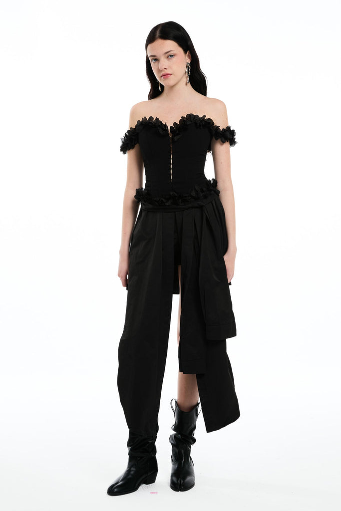 Stylish beautiful dress | Darcey Asymmetric Fringe Skirt - Ideal for special occasions