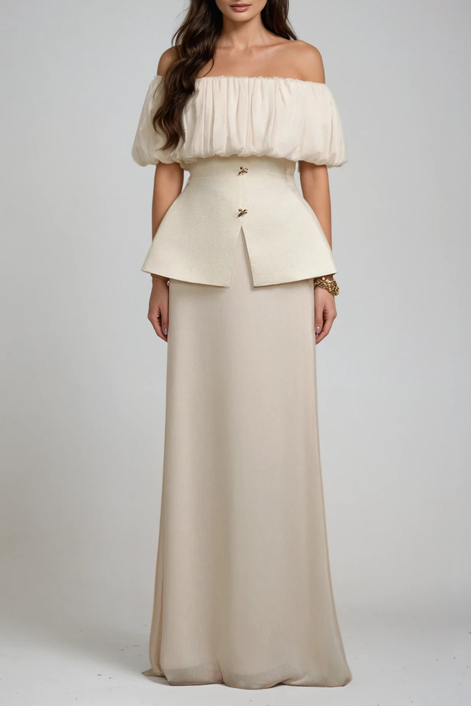 Shop  beautiful dress - Perfect for special occasions | Darius Ruch Off Shoulder Skirt Set