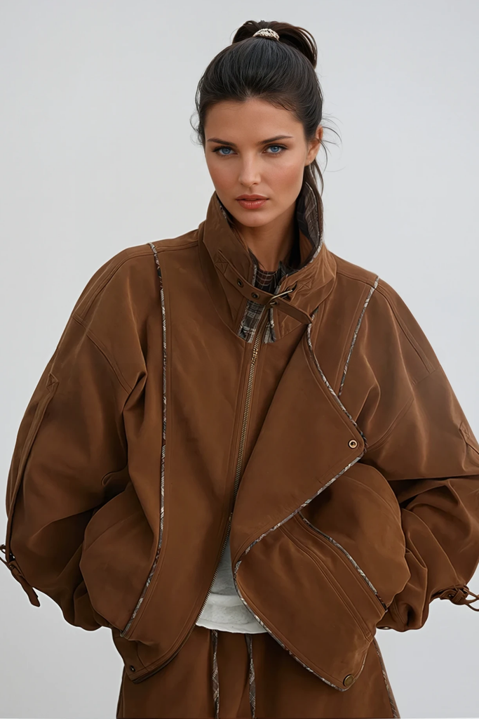 Shop  beautiful dress - Perfect for special occasions | Darla Grid Asymmetric Skirt Set