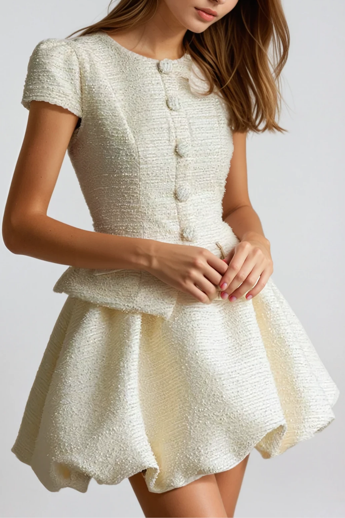 Stylish beautiful dress | Darma Bubble Skirt Set - Ideal for special occasions