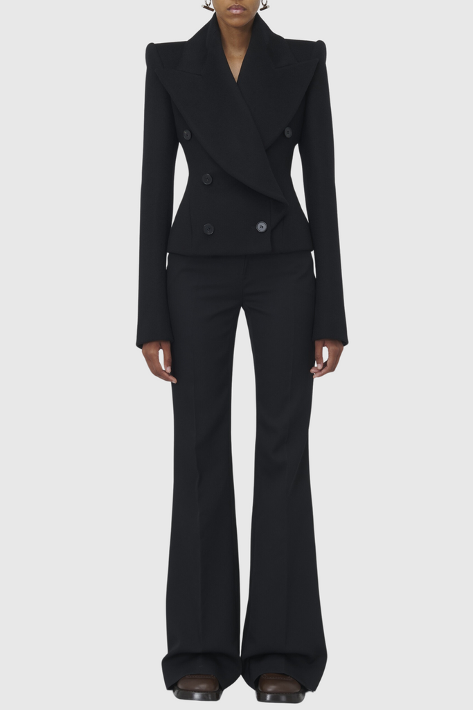 Darola Oversized Lapel Blazer - Stylish beautiful dress for special occasions | Buy Online