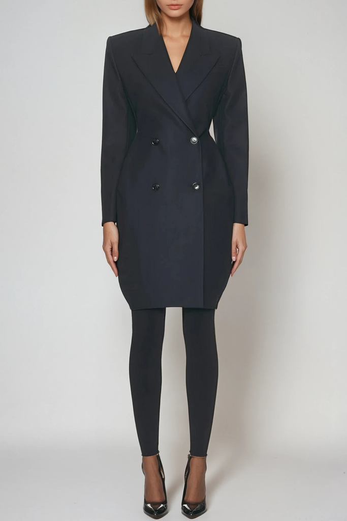 Stylish beautiful dress | Darshan Lapel Double Breasted Blazer - Ideal for special occasions