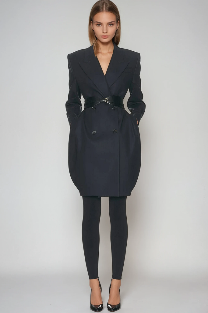 Stylish beautiful dress | Darshan Lapel Double Breasted Blazer - Ideal for special occasions