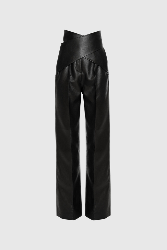 Stylish beautiful dress | Darshana Deconstruct Leather Pants - Ideal for special occasions