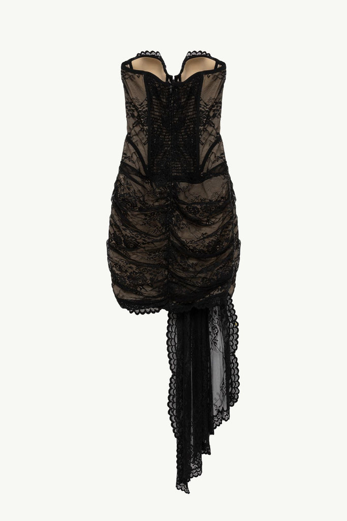 Shop  beautiful dress - Perfect for special occasions | Delgado Lace Corset Strapless Mini Dress