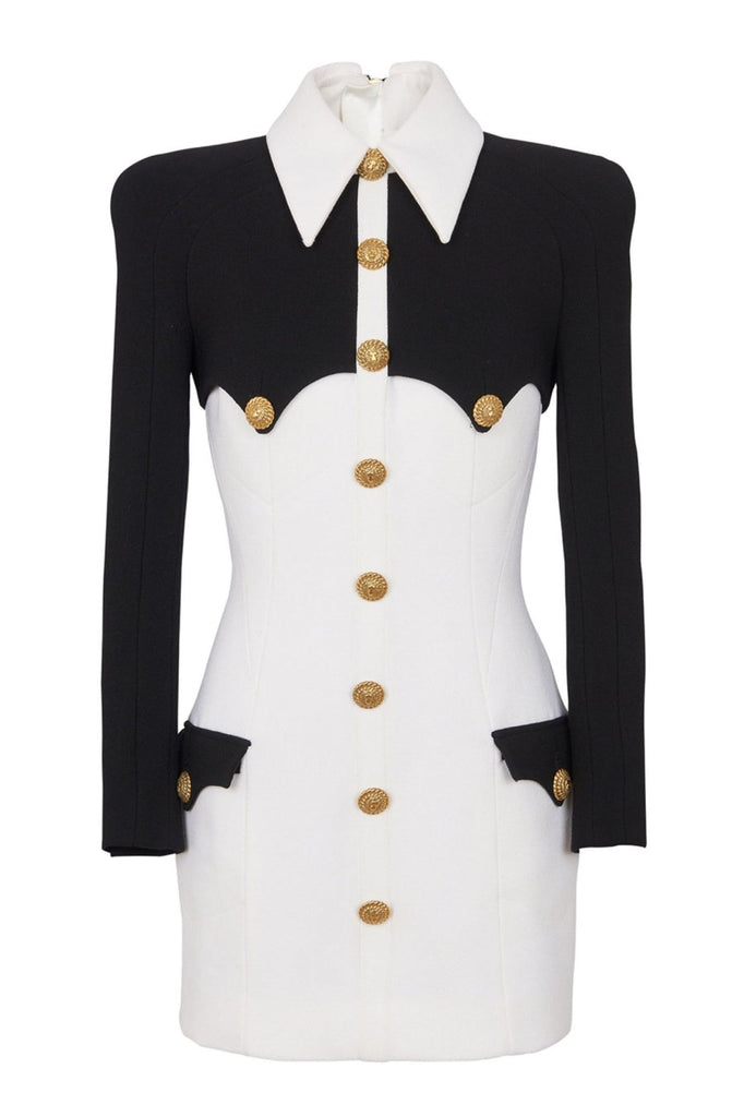 Shop  beautiful dress - Perfect for special occasions | Delpha Gold Buttond Mini Dress