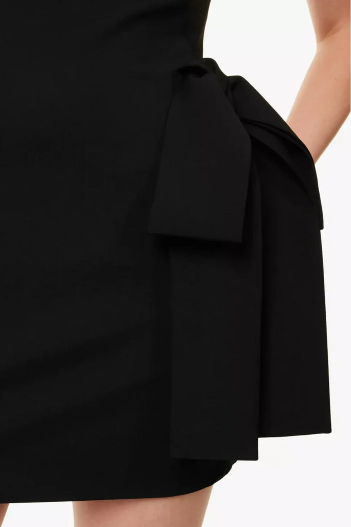 Stylish beautiful dress | Dinah Bow-side Sleeveless Mini Dress - Ideal for special occasions