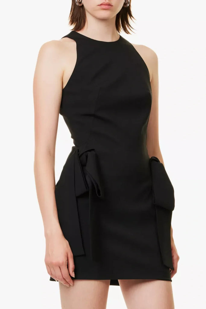 Stylish beautiful dress | Dinah Bow-side Sleeveless Mini Dress - Ideal for special occasions