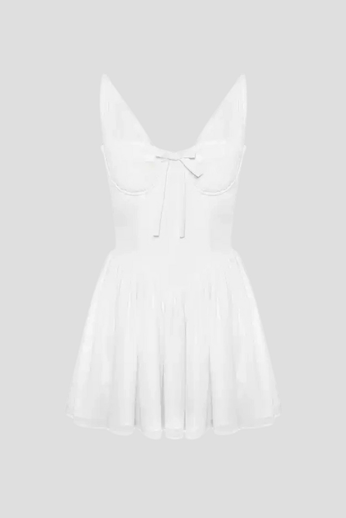 Doers Bow Ruched Mini Dress - Stylish beautiful dress for special occasions | Buy Online