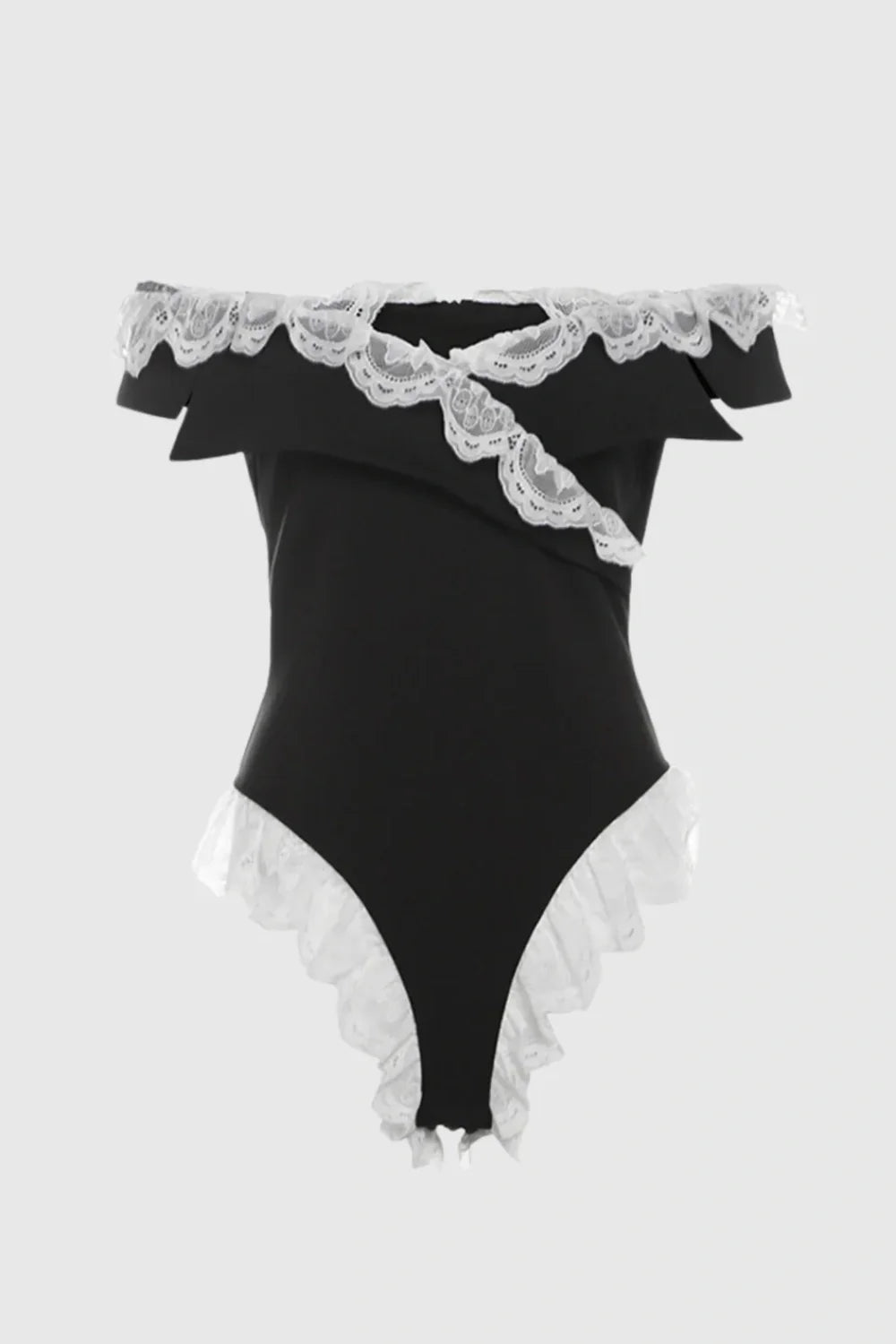 Dolley Lace Off Shoulder Bodysuit
