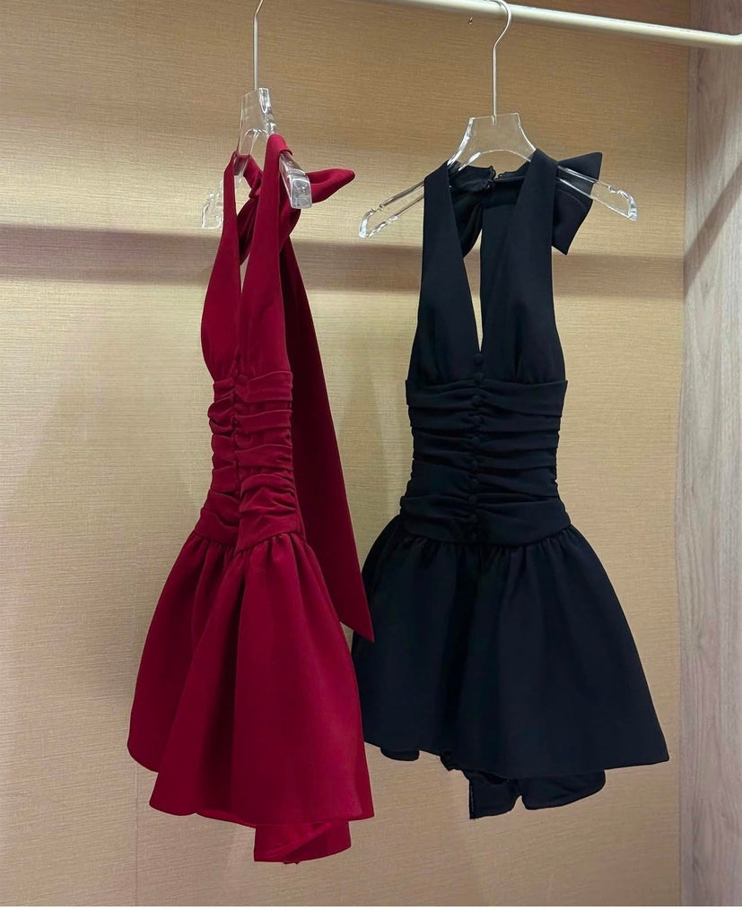 Rizza Halter Mini Dress - Stylish beautiful dress for special occasions | Buy Online