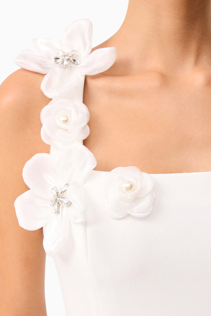 Shop  white dress - Perfect for special occasions | Chantelle Floral Mini Dress in White