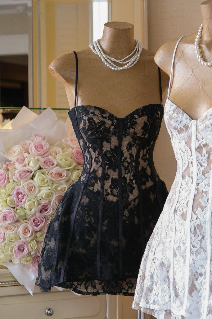 Stylish beautiful dress | Alessia Lace Mini Dress - Ideal for special occasions