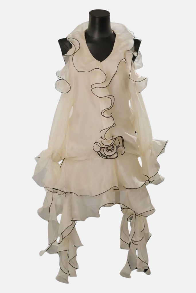 Eavan Ruffle Floral Mini Dress - Stylish beautiful dress for special occasions | Buy Online