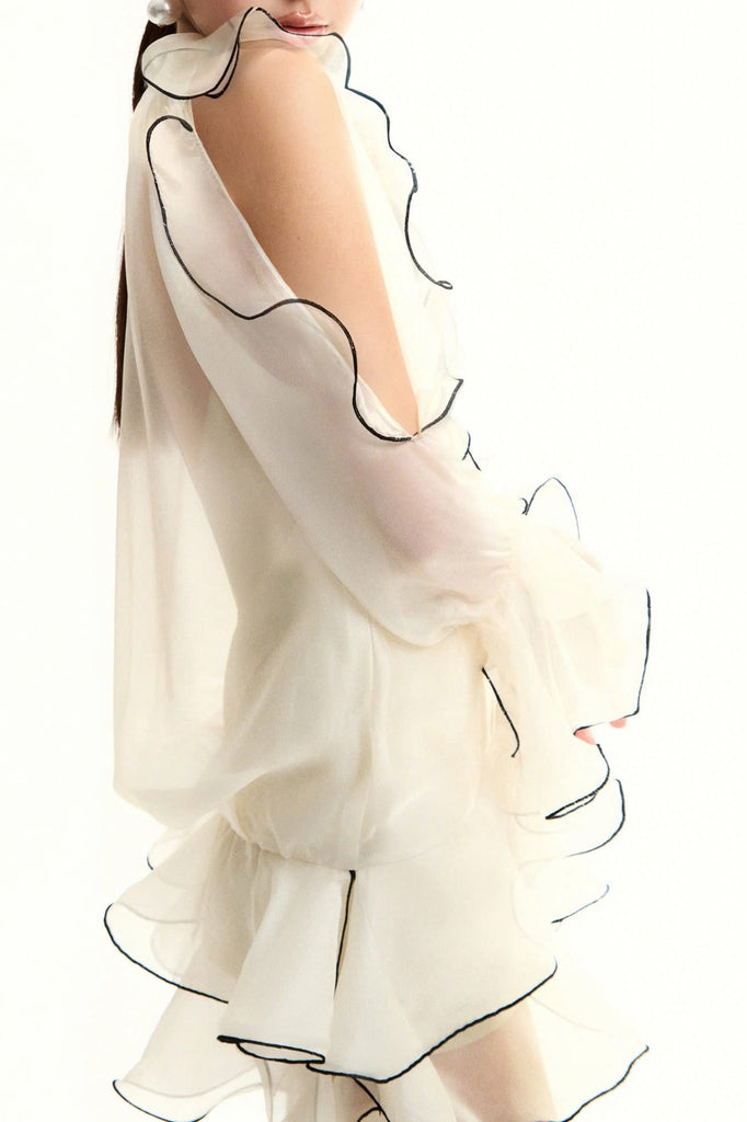 Stylish beautiful dress | Eavan Ruffle Floral Mini Dress - Ideal for special occasions