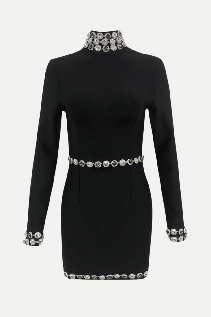 Stylish beautiful dress | Einar Diamante Embellished Bandage Mini Dress - Ideal for special occasions