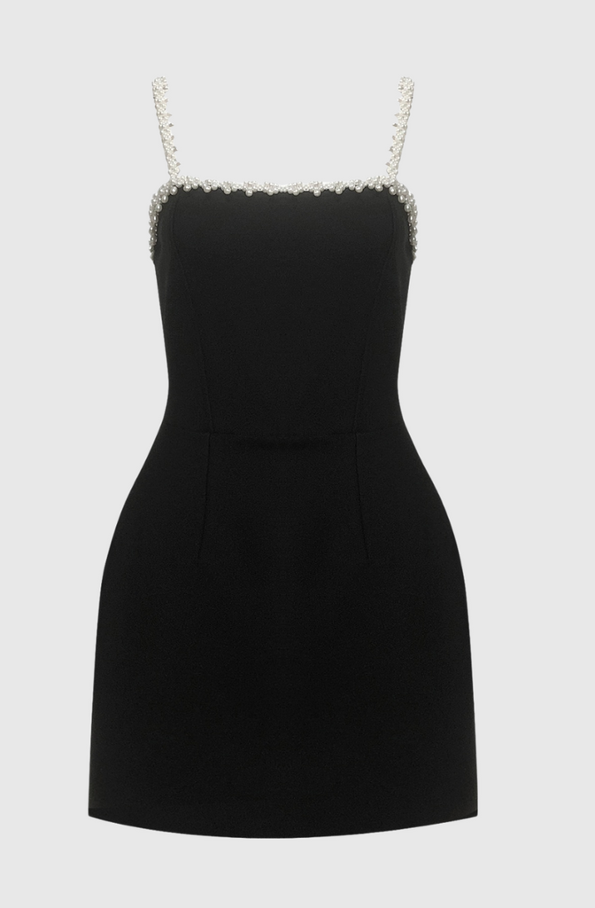 Shop  beautiful dress - Perfect for special occasions | Eiondre Pearl Embellished Mini Bandage Dress