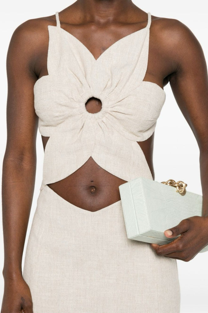 Elena Floral Cutout Mini Dress - Stylish beautiful dress for special occasions | Buy Online