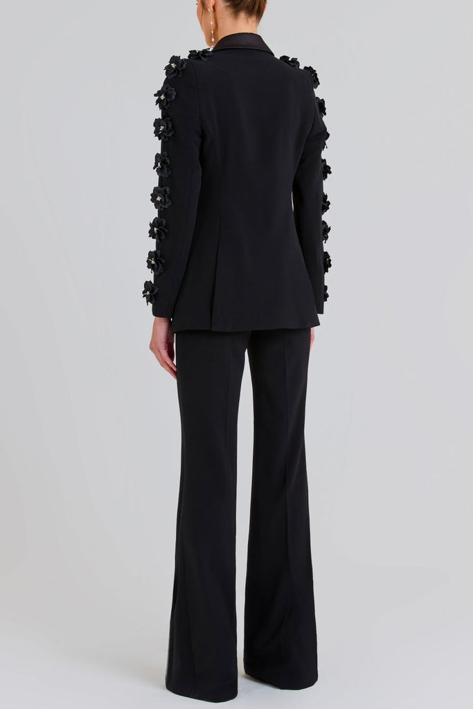 Elise Floral Embellished Blazer Two Piece Set - Stylish beautiful dress for special occasions | Buy Online