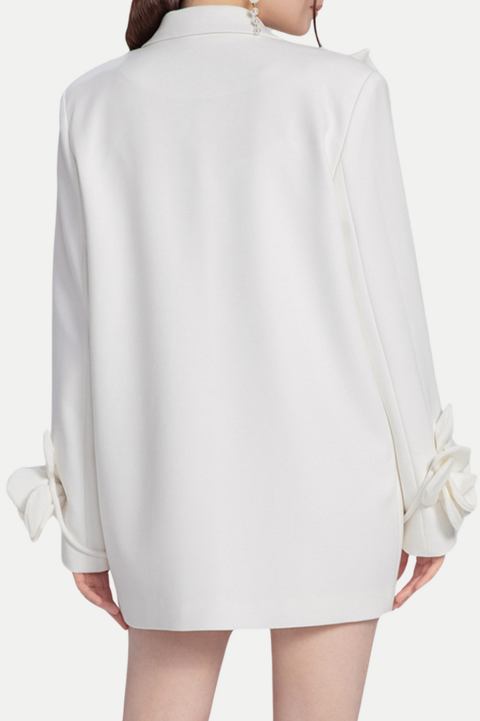 Stylish beautiful dress | Enira Floral Fringe Blazer - Ideal for special occasions